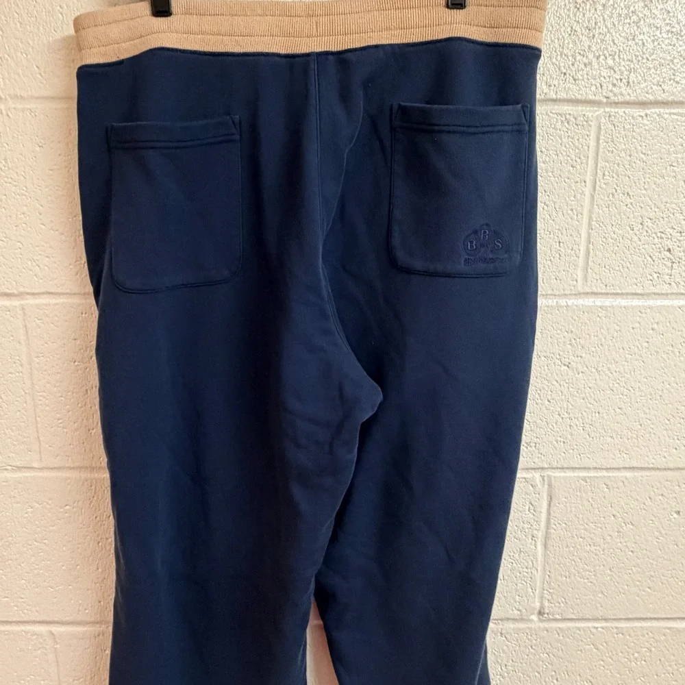 BRS Nike Mens Blue Ribbon Sports Retro Stripe Sweatpants Navy XL 36x33 Street
